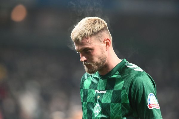Leidet mit seinem Heimatclub Borussia Dortmund: Werder-Stürmer Marvin Ducksch. - © Carmen Jaspersen/dpa