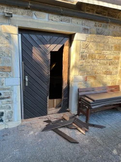 Offensichtlich wurde der Unbekannte gest&ouml;rt. - &copy; Polizei Hagen/dpa