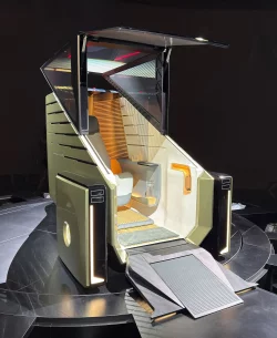 Konzipiert als autonomer Einsitzer: das LS Micro Concept von Lexus. - © Thomas Geiger/dpa-tmn