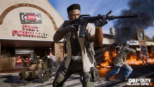 Mit Sturmgewehr: Agent Troy Marshall in "Call of Duty: Black Ops 6". - © Activision/dpa-tmn