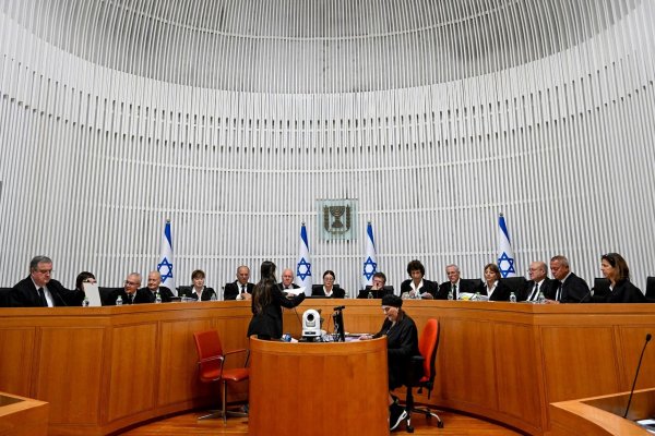 Noch ist unklar, wie sich Israels Oberstes Gericht hinsichtlich der angestoßenen Justizreform verhalten wird. - © Debbie Hill/UPI/AP