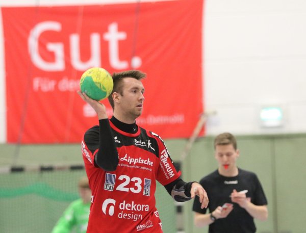 Im Moment gut drauf: Augustdorfs Felix Bahrenberg, der in der Vorwoche zwölf Treffer erzielte. - © Oliver König