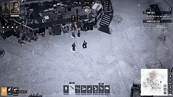 Im Befehlsmodus pausiert das Spiel. Das gibt uns die Möglichkeit, unterschiedliche Befehle an die Commandos auszugeben, die dann parallel ausgeführt werden. Hier befehlen wir Pionier und Green Beret, zwei Gegner gleichzeitig zu neutralisieren. - © Kalypso Media