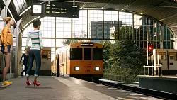 Auch die Bahnh&ouml;fe Berlins sind sch&ouml;n in Szene gesetzt. - &copy; Aerosoft
