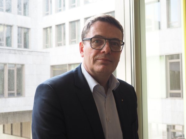 Stefan Heine im Düsseldorfer Landgericht. - © Martin Höke/dpa