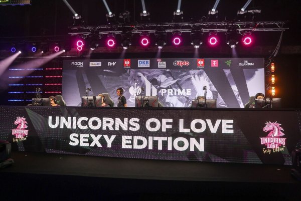 Der ligaübergreifende Pokal der Prime League geht an Unicorns of Love: Sexy Edition. - © Gerald Matzka/dpa
