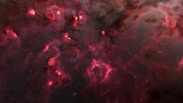 Eine Animation der Esa zeigt einen Ausschnitt aus der 3D-Karte zu Regionen unserer Milchstraße, in denen neue Sterne entstehen. - © -/ESA/Gaia/DPAC, S. Payne-Wardenaar, L. McCallum et al (2025)/dpa