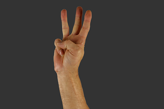 Mit den Fingern zählen
