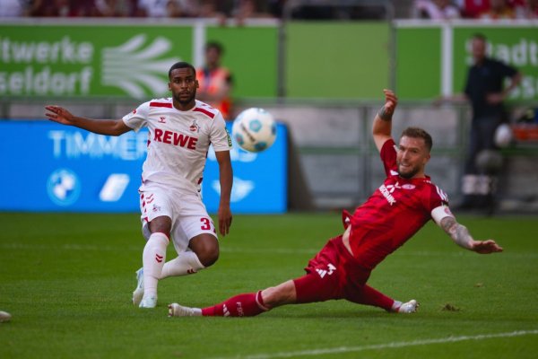 Linton Maina traf für Köln zum 2:1. - © Marius Becker/dpa