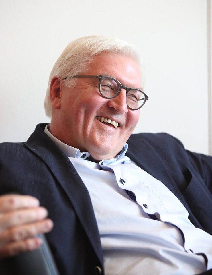 Mutmacher: Steinmeier blickt zuversichtlich in die Zukunft. - © Vera Gerstendorf-Welle