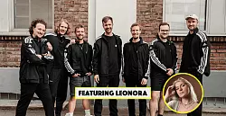 Die Funk und Soul Band Radius wird bei ihrem Auftritt von der 23-jährigen Sängerin Leonora unterstützt. - © Radius