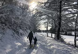 Lemgo-Kirchheide &ndash; ein Winterparadies. - &copy; Till Brand