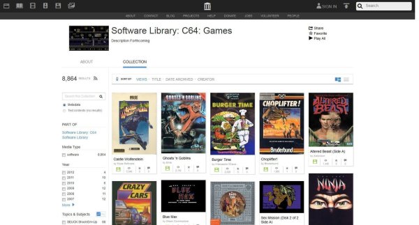 C64-Spiele - © Foto: archive.org