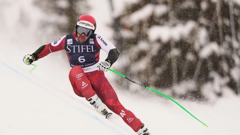 Vincent Kriechmayr feierte im Super-G von Beaver Creek seinen 19. Weltcup-Sieg. - © Robert F. Bukaty/AP/dpa