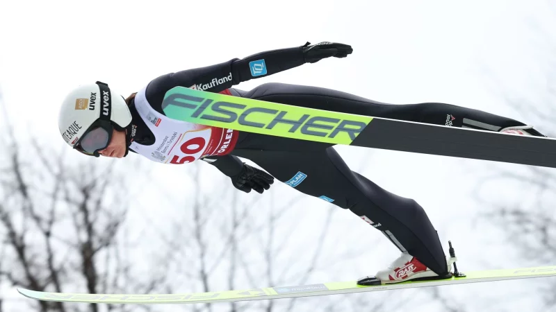 Agnes Reisch wurde in Wisla Fünfte. - © Grzegorz Momot/PAP/dpa