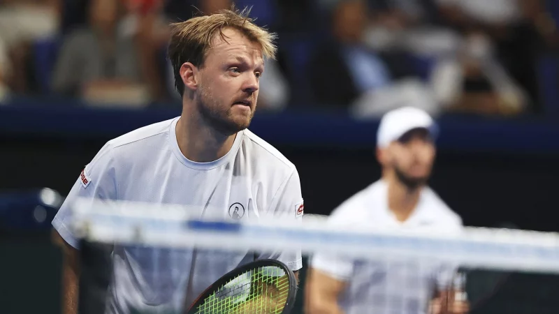 Kevin Krawietz (vorne) und Tim P&uuml;tz verlieren zum Auftakt der ATP Finals (Archivbild) - &copy; --/kyodo/dpa