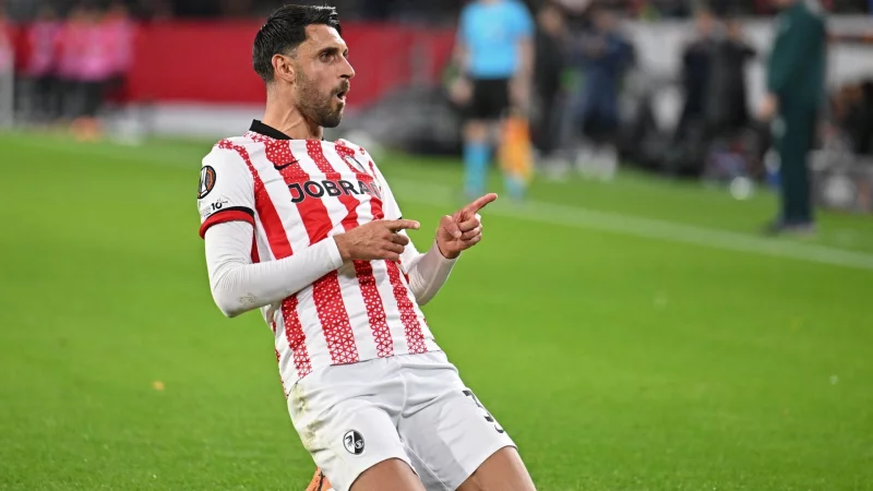 Vincenzo Grifo erzielte erneut ein Freistoßtor für Freiburg - © Harry Langer/dpa