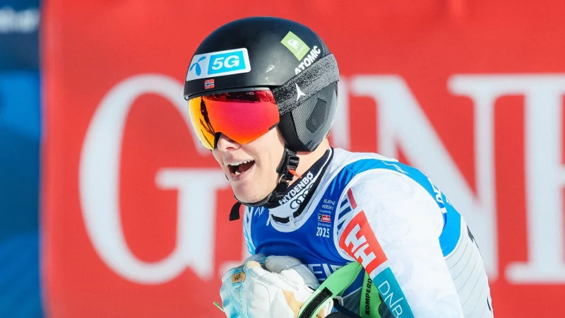 Fredrik M&ouml;ller st&uuml;rzte in der ersten der zwei Abfahrten von Gr&ouml;den schwer. (Archivbild) - &copy; Jens B&uuml;ttner/dpa