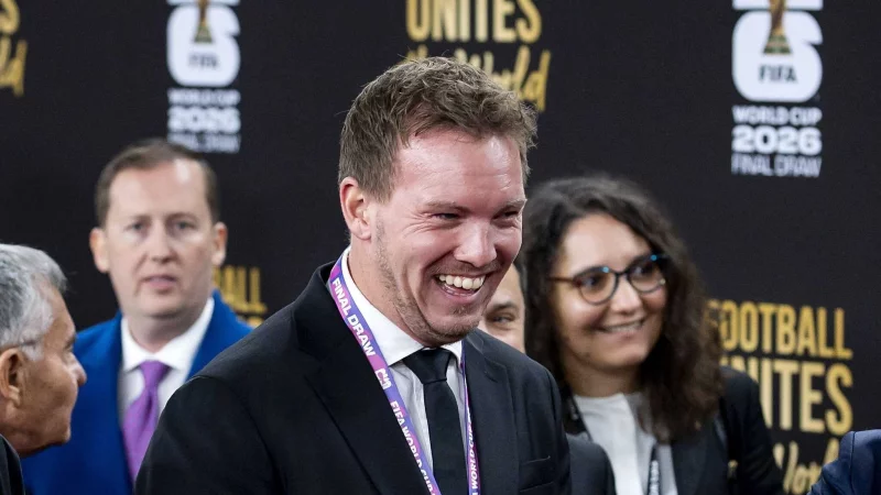 Bundestrainer Julian Nagelsmann freut sich über einfache Gruppengegner. - © Koen Van Weel/ANP/dpa