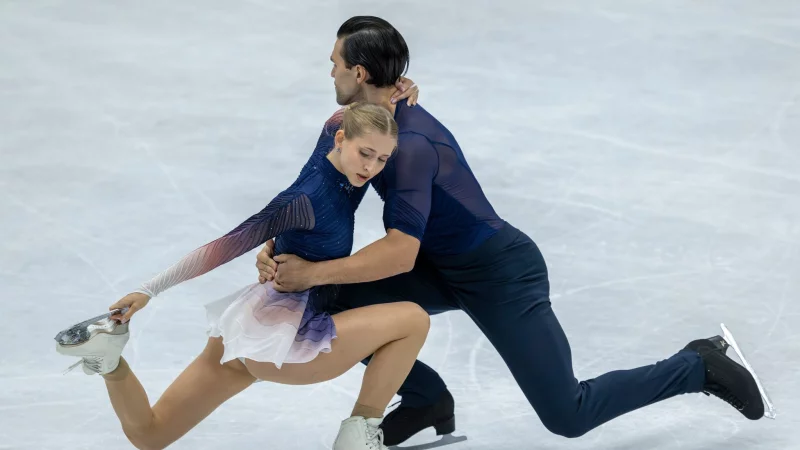 Minerva Hase (l) und Nikita Volodin mussten sich in Georgien deutlich geschlagen geben. (Archivbild) - © Peter Kneffel/dpa