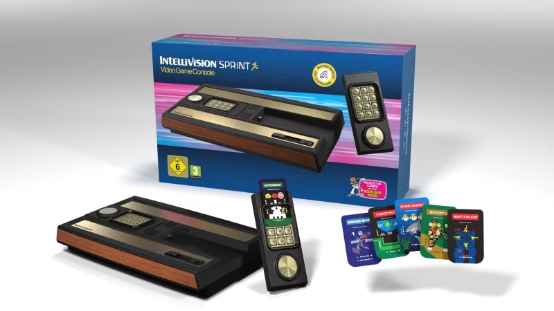 Neu, kleiner - Holz gibt es noch: Die Konsole Intellivision kommt als Retro-Neuauflage zur&uuml;ck. - &copy; Intellivision Sprint/Plaion/dpa-tmn