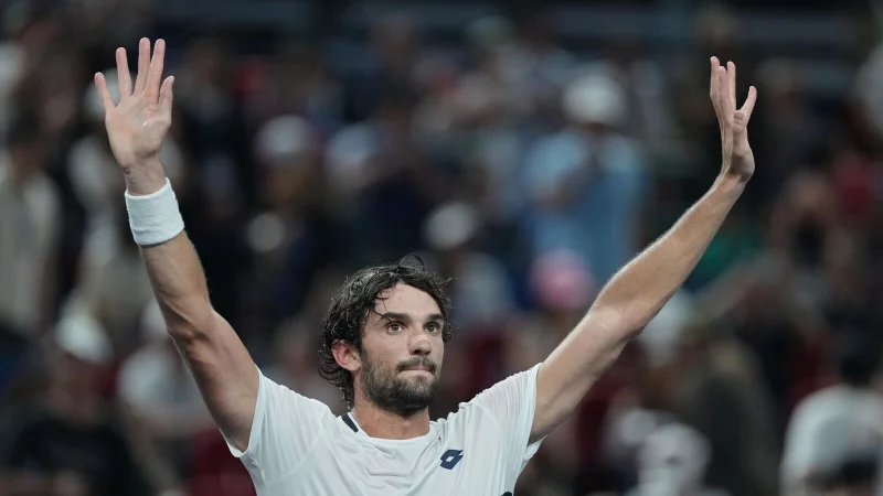 Valentin Vacherot gewinnt das Maters-Turnier in Shanghai. - © Andy Wong/AP/dpa
