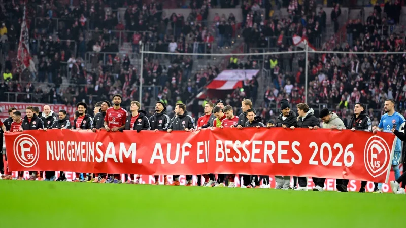 Hoffen auf ein besseres Jahr 2026: Die Spieler von Fortuna D&uuml;sseldorf haben entt&auml;uschende Monate hinter sich. - &copy; Anke Waelischmiller/dpa