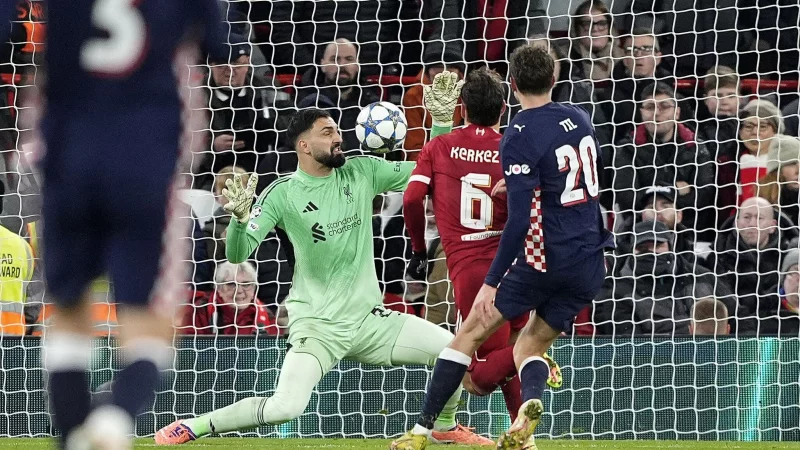 Hier kassiert der FC Liverpool das n&auml;chste Gegentor zuhause. - &copy; Peter Byrne/PA Wire/dpa