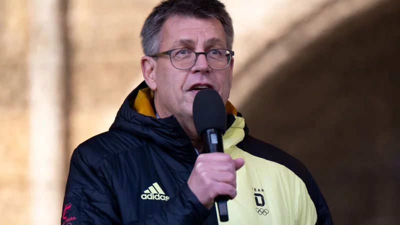 DOSB-Pr&auml;sident Thomas Weikert freut sich &uuml;ber die Entwicklung bei den Mitgliederzahlen in Deutschlands Sportvereinen. (Archivbild) - &copy; Sven Hoppe/dpa