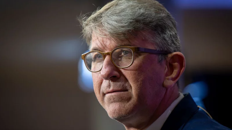 Kulturstaatsminister Wolfram Weimer stattete Ludwigsburg einen Besuch ab - auf Einladung von CDU-Landeschef Manuel Hagel (CDU). - &copy; Peter Kneffel/dpa