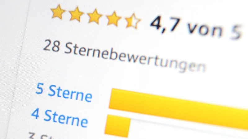 Bewertungen auf Webseiten sind ohnehin mit Vorsicht zu genie&szlig;en. Online-H&auml;ndler m&uuml;ssen zudem darauf hinweisen, wie die Bewertungen zustanden kommen. - &copy; Karl-Josef Hildenbrand/dpa-tmn