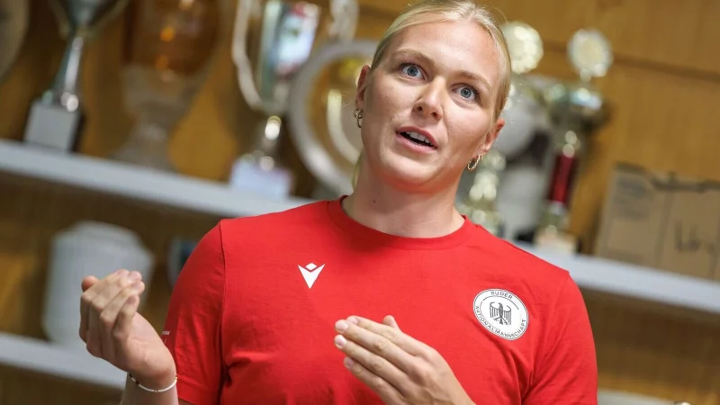 Pia Greiten ist neue Pr&auml;sidentin der Vereinigung Athleten Deutschland. (Archivbild) - &copy; Andreas Gora/dpa