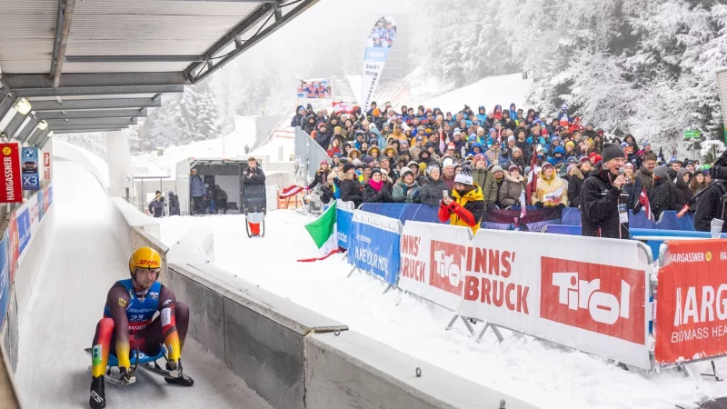 Der Eiskanal ist im unteren Abschnitt neu gebaut worden, doch das Sturzrisiko ist zu hoch. (Archivbild) - &copy; Expa/Johann Groder/APA/dpa