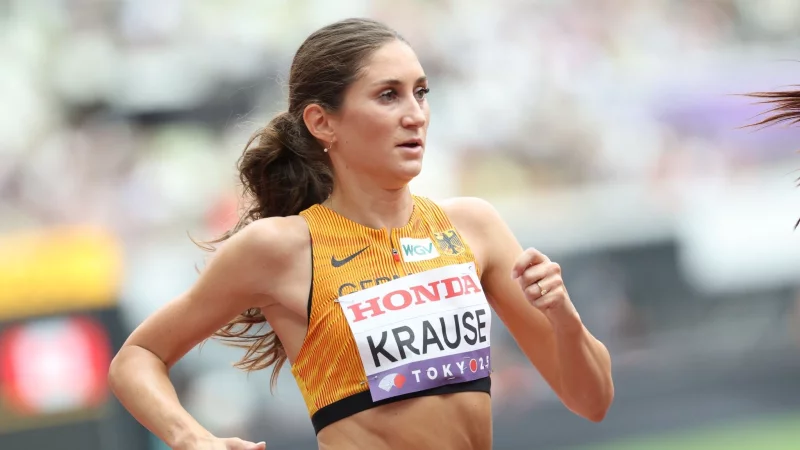 Gesa Krause gibt am Sonntag ihr Marathon-Debüt. (Archivbild) - © Oliver Weiken/dpa