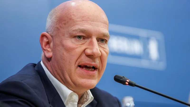 Wegner hielt ein leidenschaftliches Pl&auml;doyer f&uuml;r Olympia und Paralympics in der Hauptstadt. - &copy; Andreas Gora/dpa