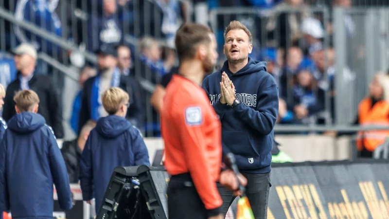 Markus Fiedler ist nicht mehr Trainer des 1. FC Magdeburg. (Archivbild) - © Andreas Gora/dpa