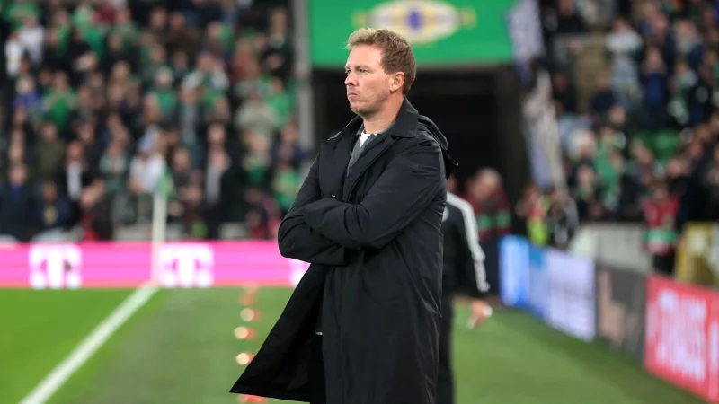 Bundestrainer Julian Nagelsmann &auml;u&szlig;ert sich zur Torwart-Diskussion. - &copy; Liam Mcburney/PA Wire/dpa