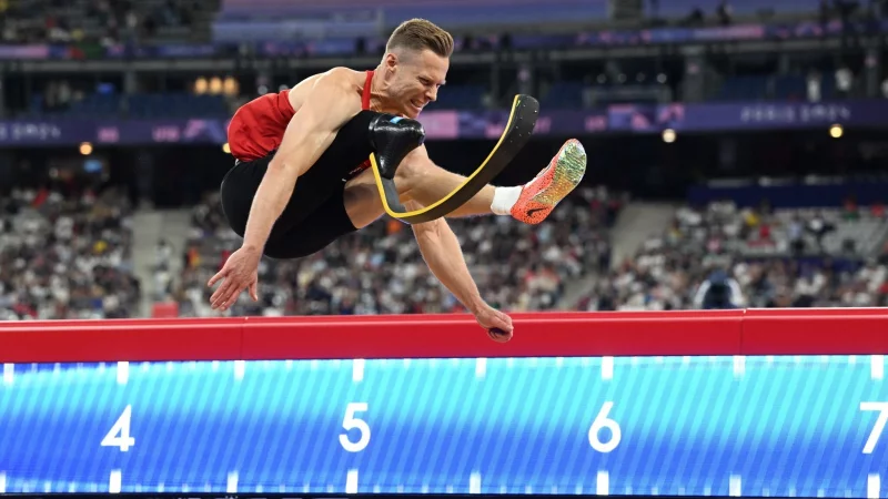 Wieder nicht zu schlagen: Markus Rehm. (Archivbild) - © Julian Stratenschulte/dpa