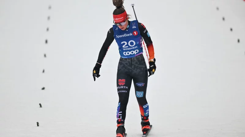 Nathalie Armbruster wird Zweite beim Saisonstart. (Archivbild) - © Hendrik Schmidt/dpa