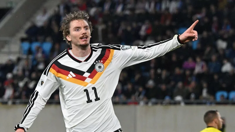 Woltemade war erneut Matchwinner des schwachen deutschen Teams. - &copy; Federico Gambarini/dpa