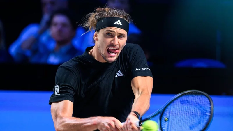 Alexander Zverev steht beim Tennis-Turnier in Wien im Finale. - © Max Slovencik/APA/dpa