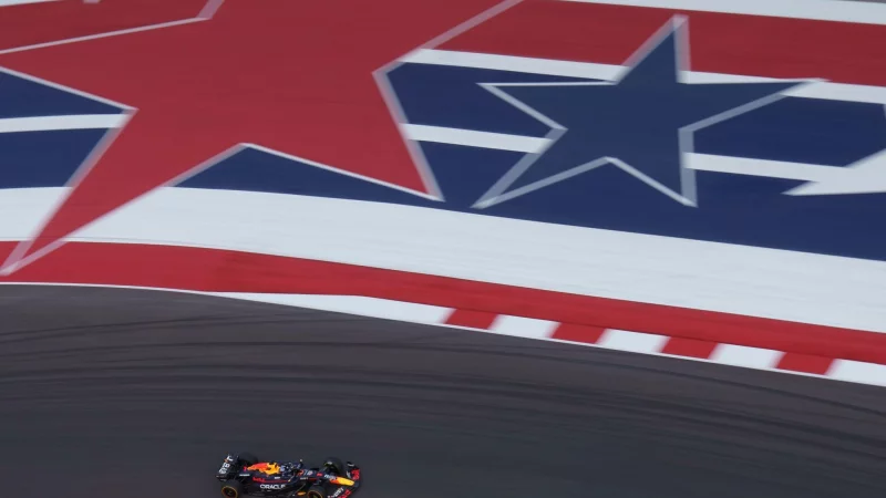 Formel 1 in Texas bedeutet auch viel US-Pathos. - © Nick Didlick/AP/dpa