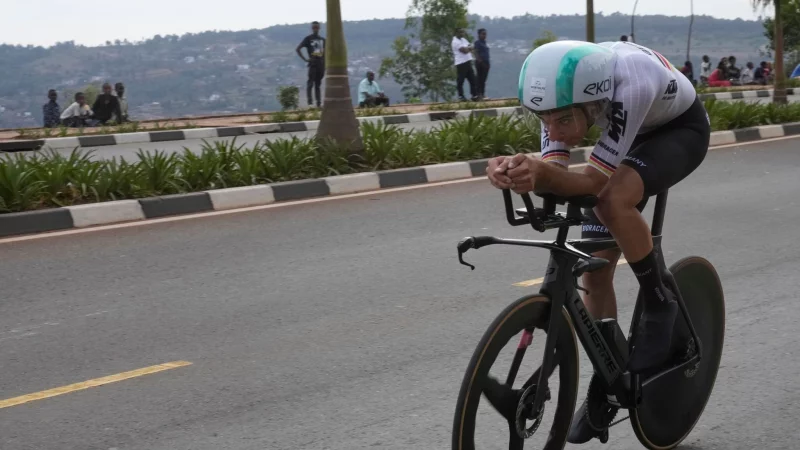 Der deutsche Radprofi Miguel Heidemann war Teil des deutschen Mixed-Teams bei der EM. (Archivbild) - &copy; Jerome Delay/AP/dpa