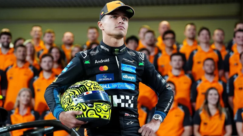 Top oder Flop - am Sonntag steht es fest für Lando Norris. - © David Davies/PA Wire/dpa