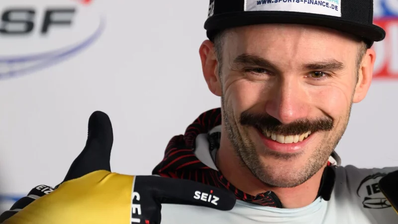 Axel Jungk fuhr auf den zweiten Platz in Lillehammer. (Archivbild) - © Robert Michael/dpa