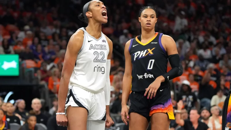 Satou Sabally (rechts) fehlt im vierten Finale. - © Rick Scuteri/FR157181 AP/AP/dpa