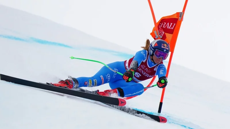 Sofia Goggia gewinnt den Super-G von Val d\\\'Is&egrave;re. - &copy; Pier Marco Tacca/AP/dpa
