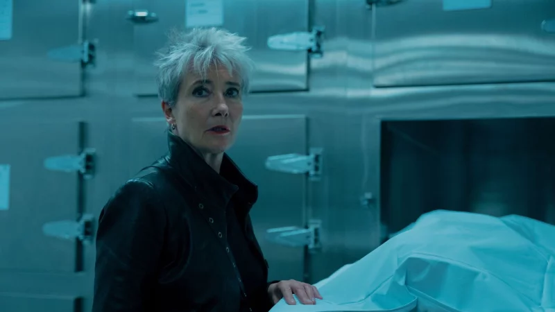 Schauspielerin Emma Thompson spielt in der Serie &laquo;Down Cemetery Road&raquo;. - &copy; Matt Towers/Apple TV/dpa