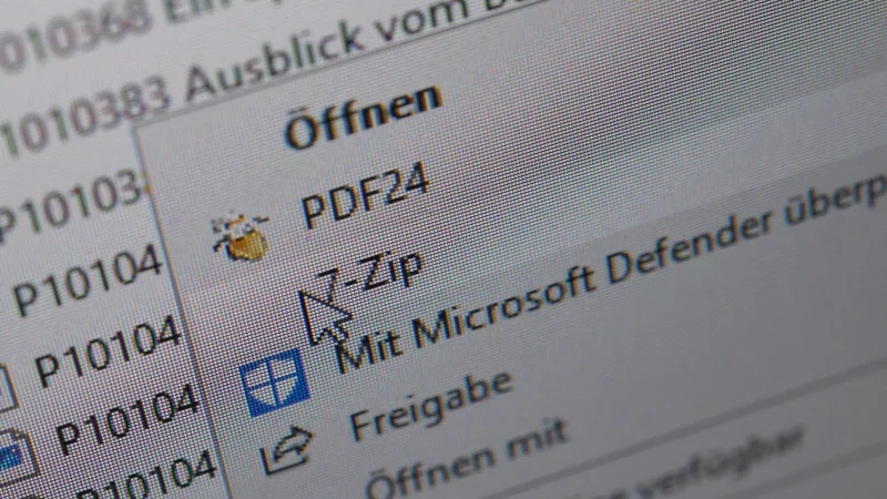 7-Zip lange nicht mehr aktualisiert? Dann wird es jetzt vielleicht h&ouml;chste Zeit, um eine Sicherheitsl&uuml;cke zu schlie&szlig;en, die von Angreifern bereits ausgenutzt wird. - &copy; Zacharie Scheurer/dpa-tmn