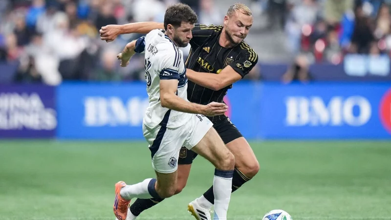 Thomas M&uuml;ller setzte sich mit Vancouver gegen Los Angeles durch. - &copy; DARRYL DYCK/The Canadian Press/AP/dpa